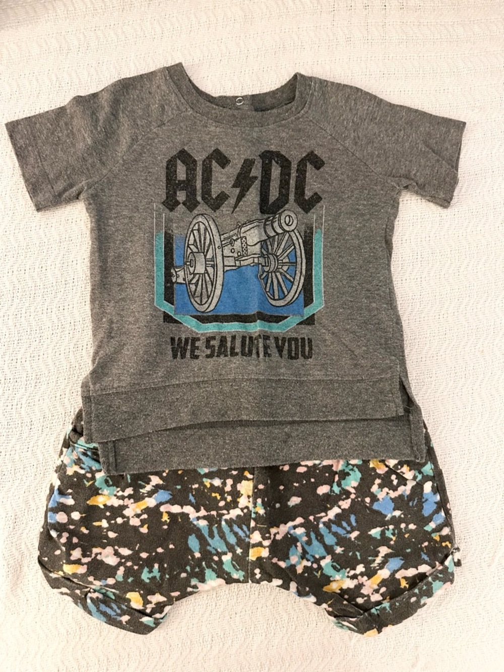 Baby boy AC/DC set
